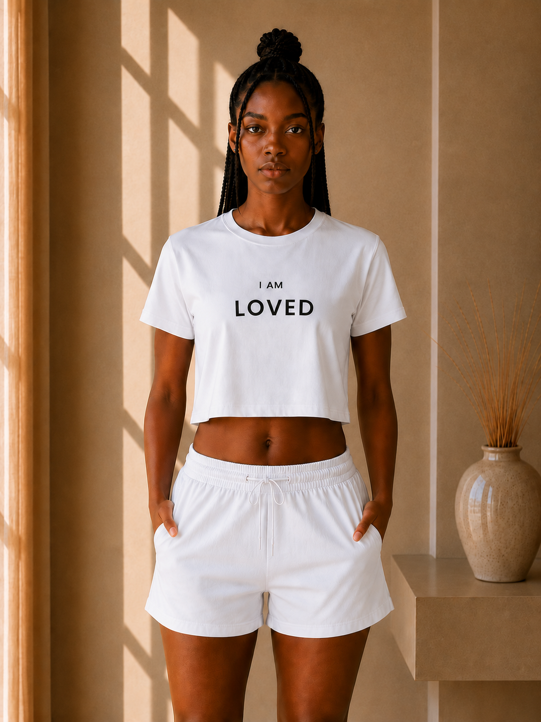 I AM Loved Crop Tee