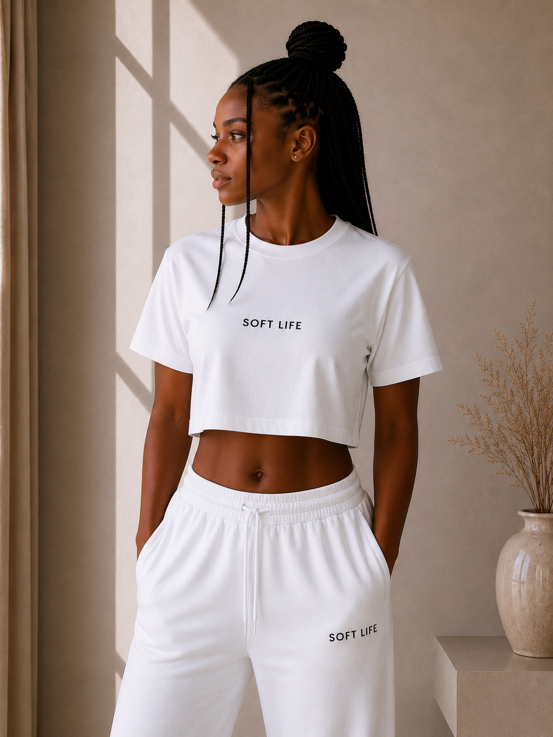 Soft Life Crop Tee